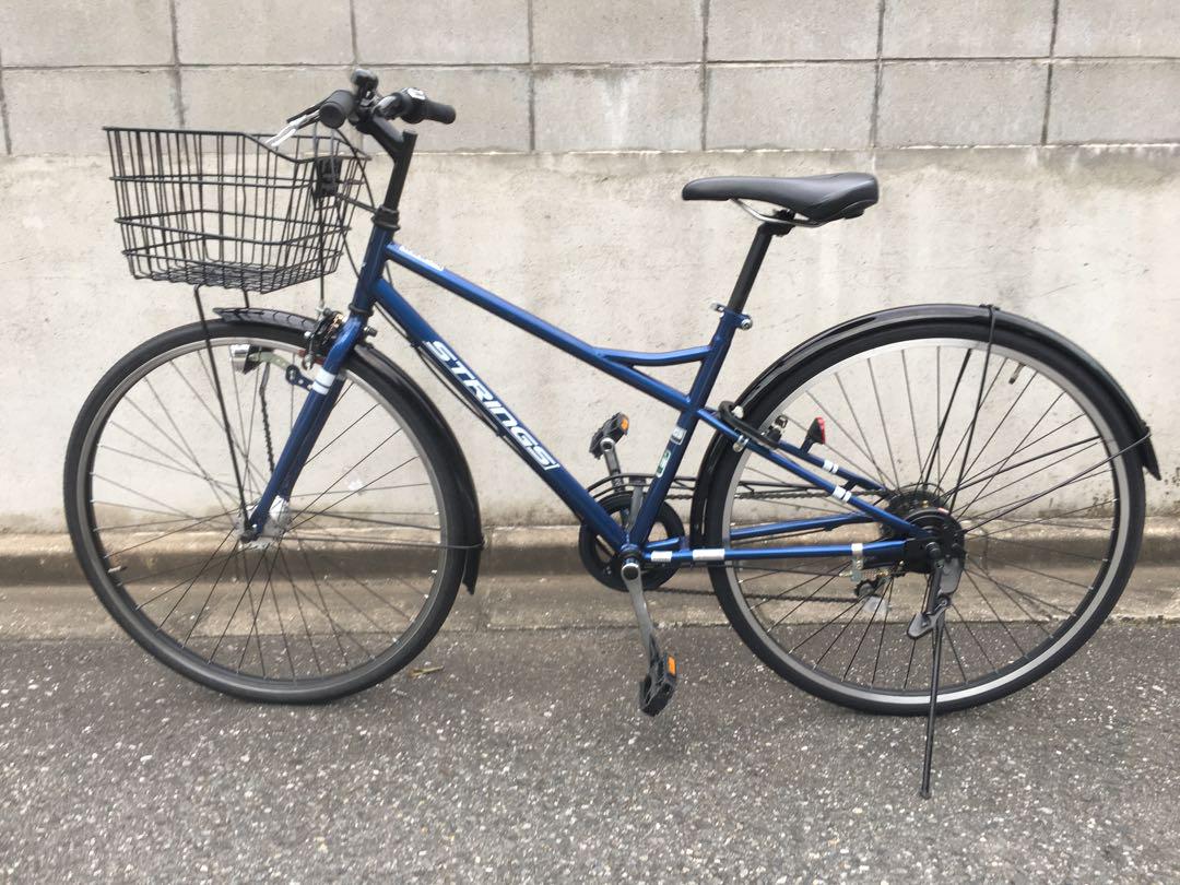 極上車 27インチ ギヤ クロスバイク 自転車 ロード チャリ 美品