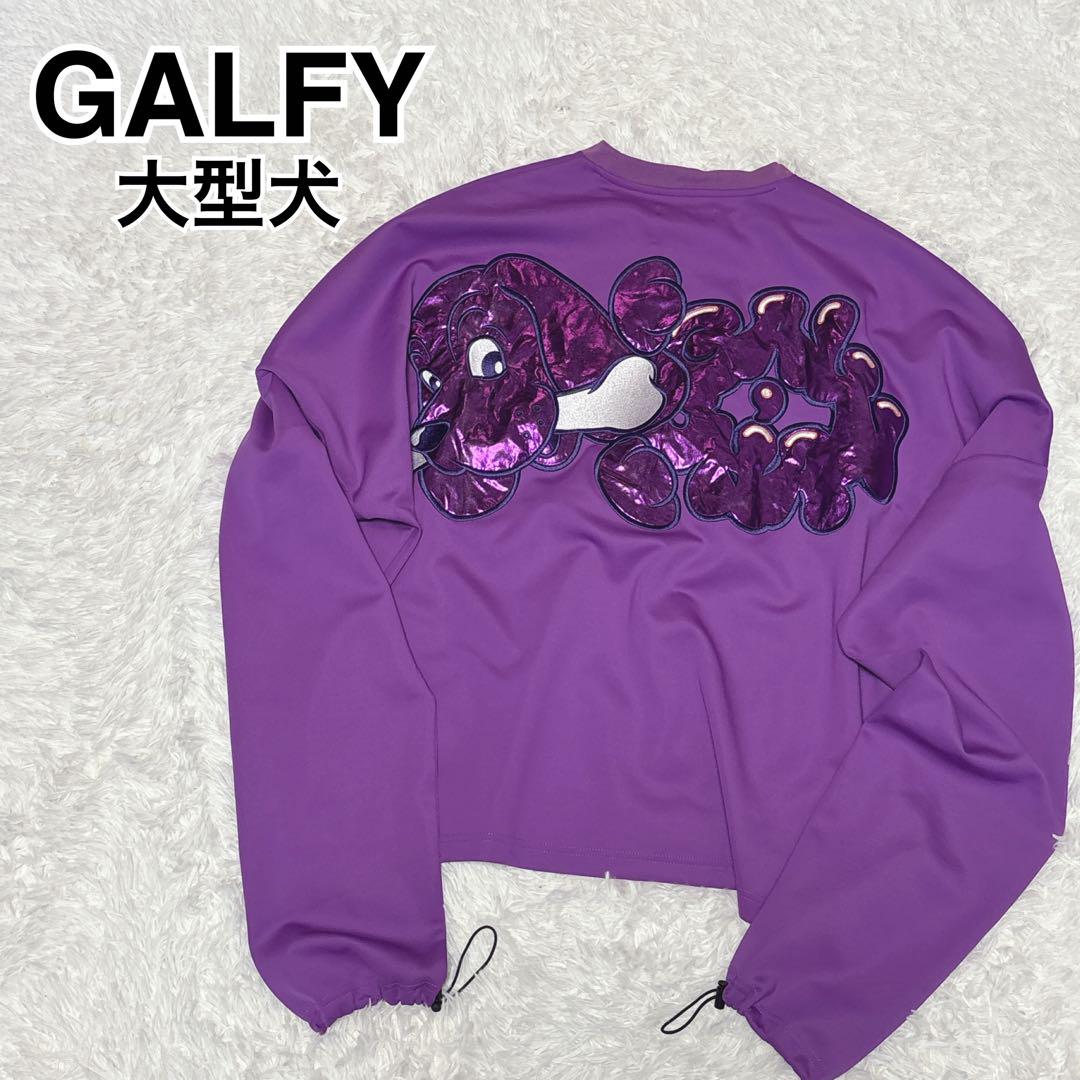 GALFY ガルフィー　パープル トレーナー　スウェット　ユニセックス 大型犬