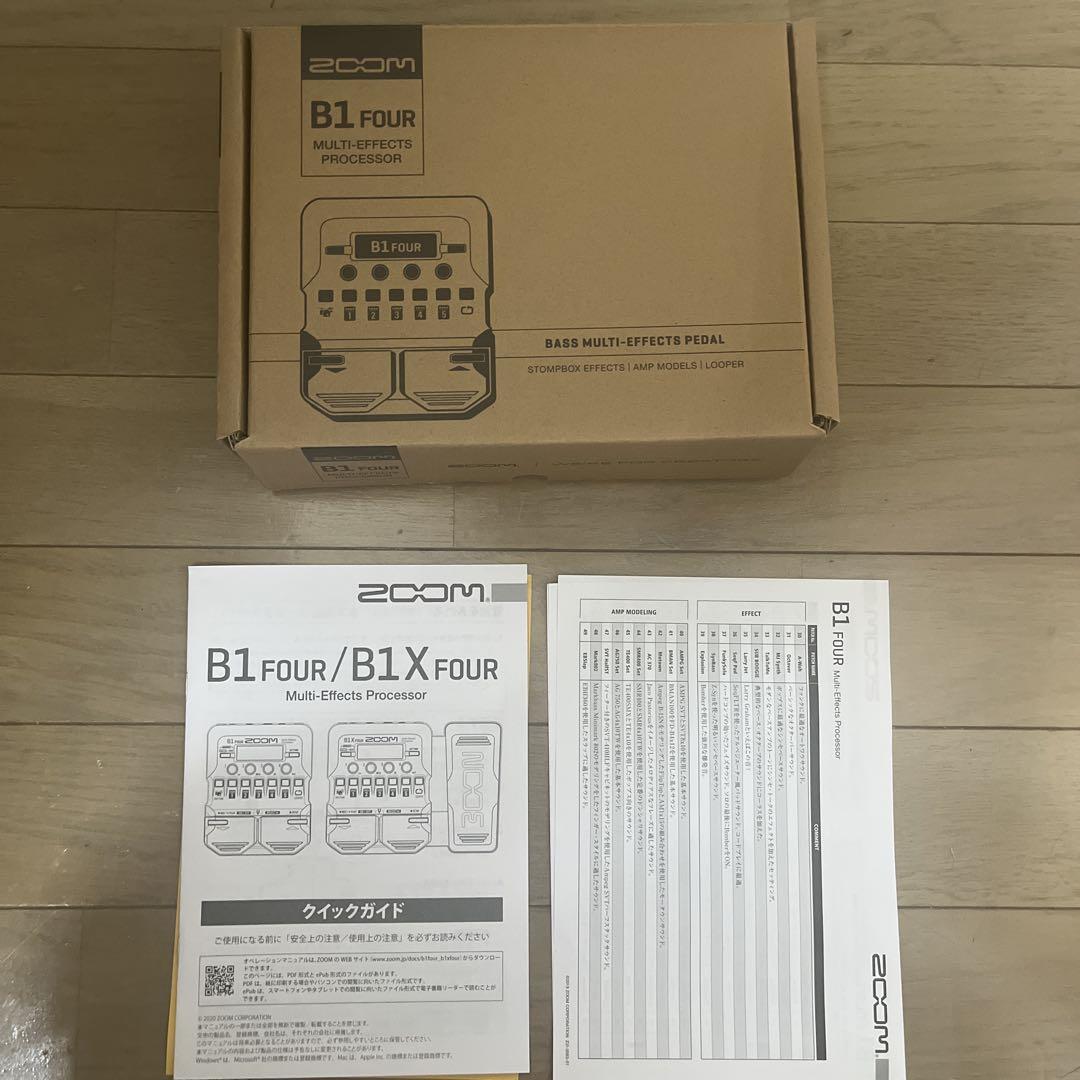 ZOOM B1 FOUR マルチエフェクトプロセッサー - メルカリ