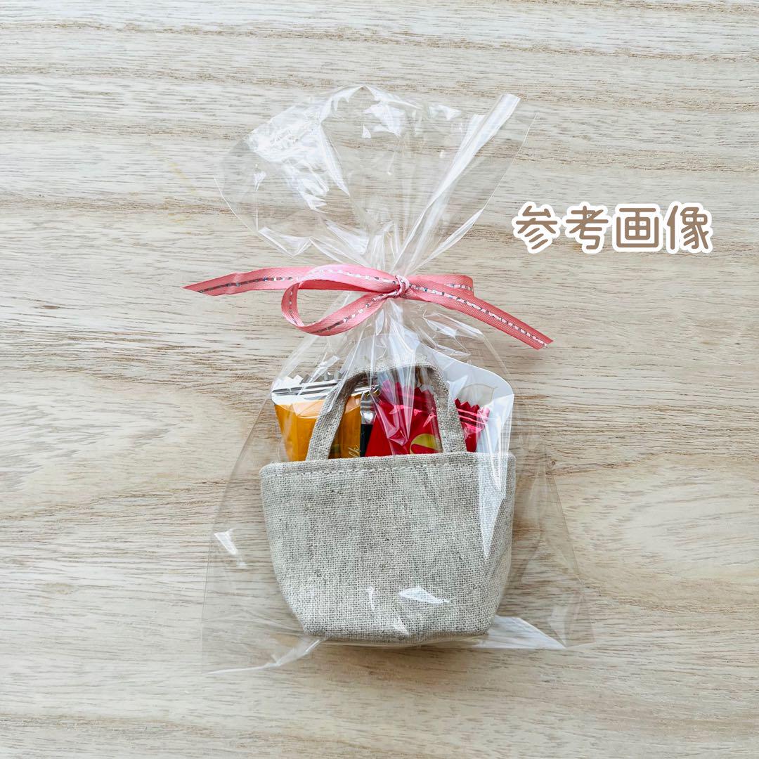 No.544 手のひらサイズの小さなトートバッグ 60個 ハンドメイド