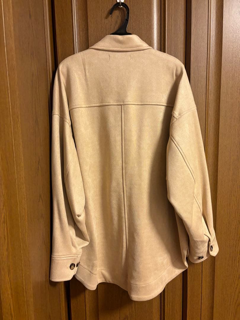 スエードシャツブルゾン