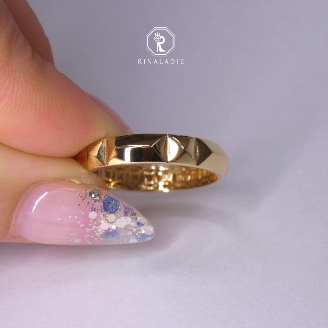 【15号】K18YGイエローゴールド【エリミア】リング④ 15号】K18YGイエローゴールド【エリミア】リング④