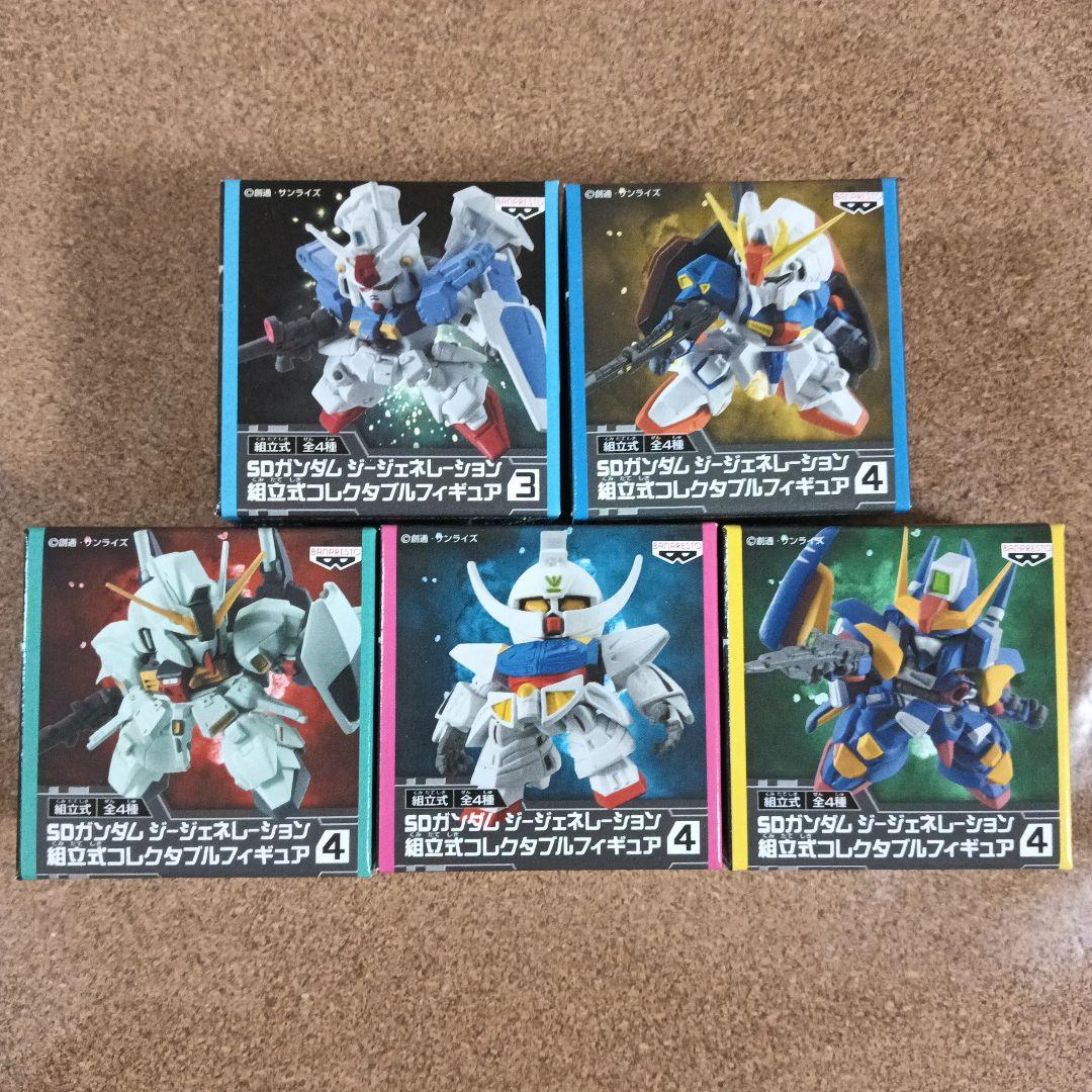 SDガンダム ジージェネレーション 組立式コレクタブルフィギュア 5種セット SDガンダム ジージェネレーション 組立式コレクタブルフィギュア
