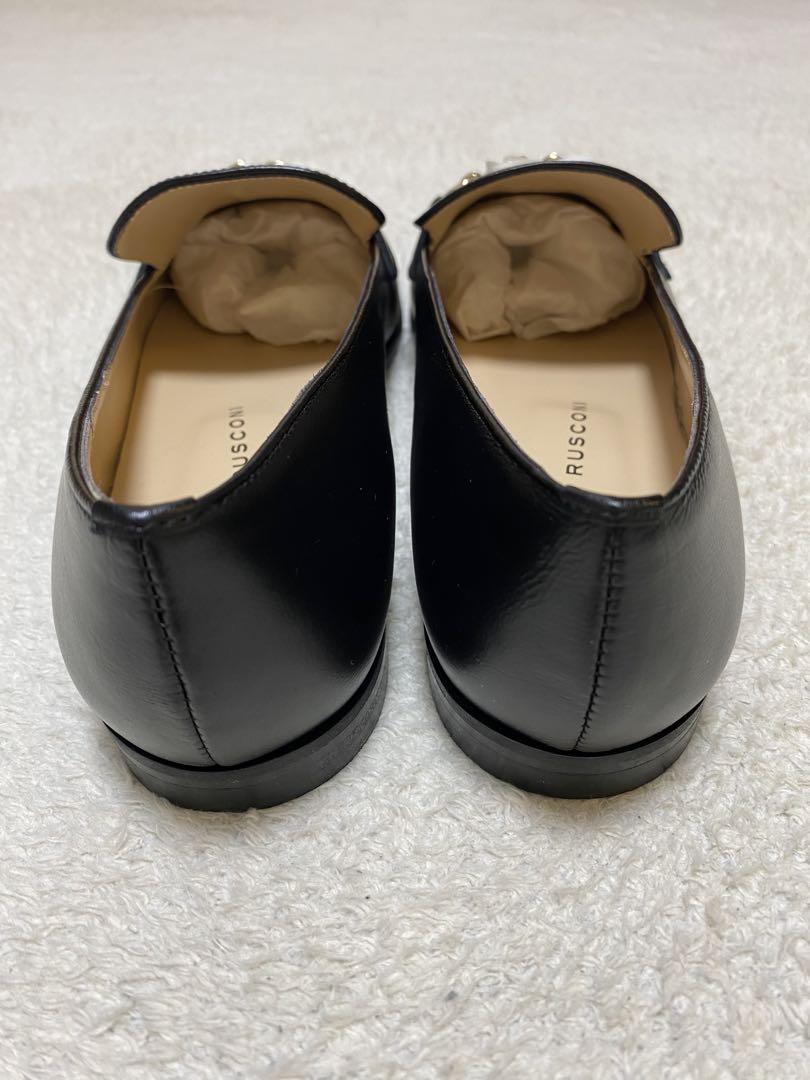 新品 FABIO RUSCONI ローファー 38 黒