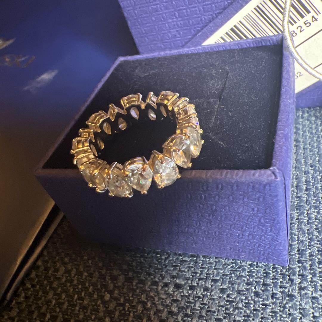 SWAROVSKI Matrix Vittore ring シルバーカラー 52