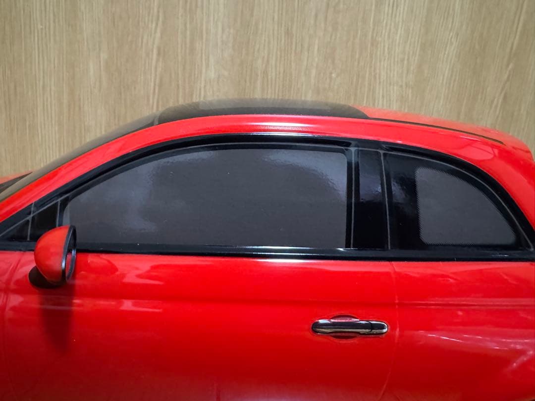 FIAT500 タミヤアフターパーツ 完成済 スペアボディ Mシャーシ用