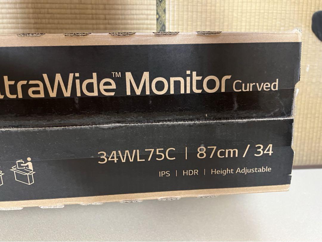ディスプレイ・モニター本体 34WL75C-B LG Ultra wide monitor curved