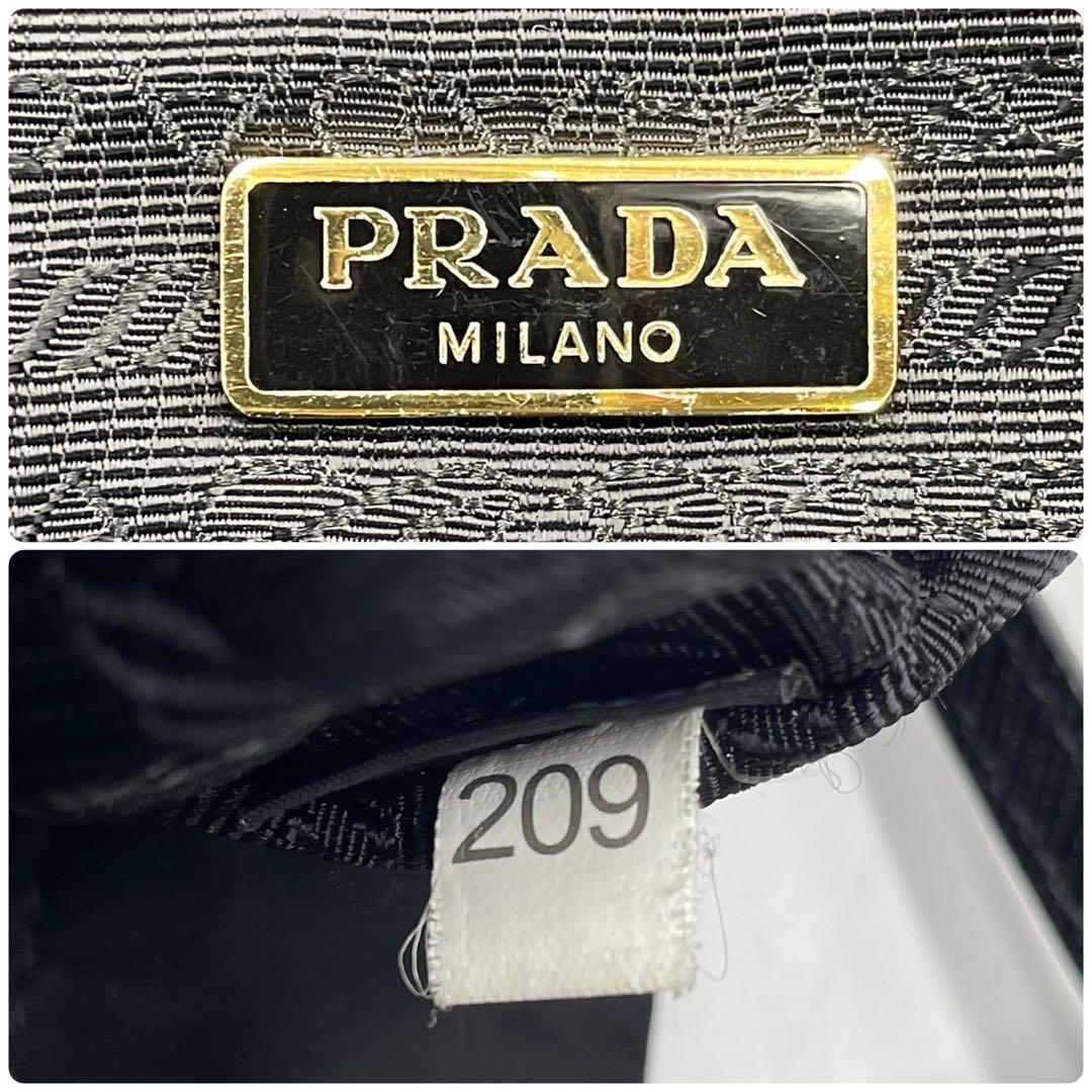 美品 PRADA プラダ デュエット バケット 1BH038 ショルダーバッグ