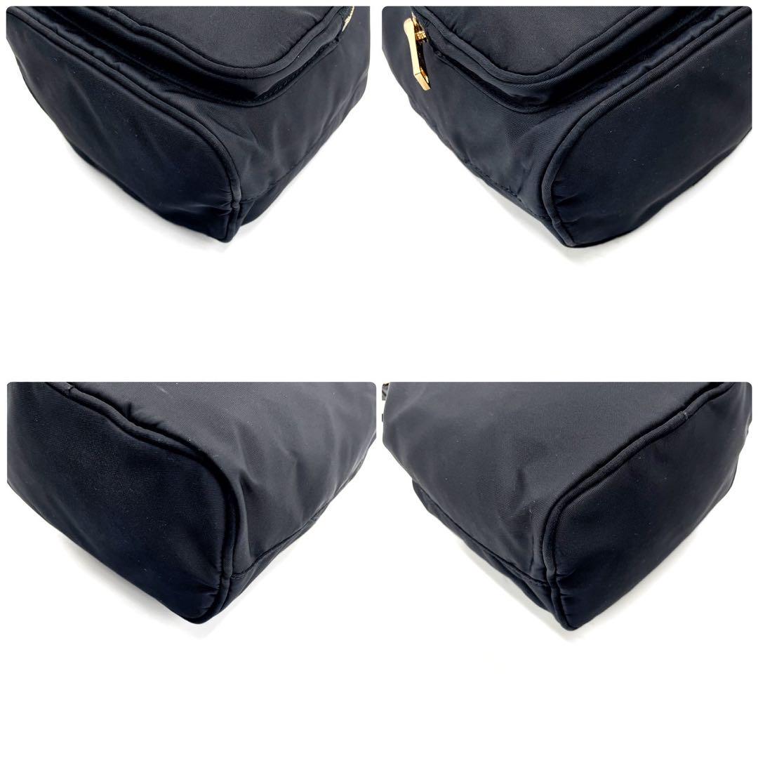 美品 PRADA プラダ デュエット バケット 1BH038 ショルダーバッグ