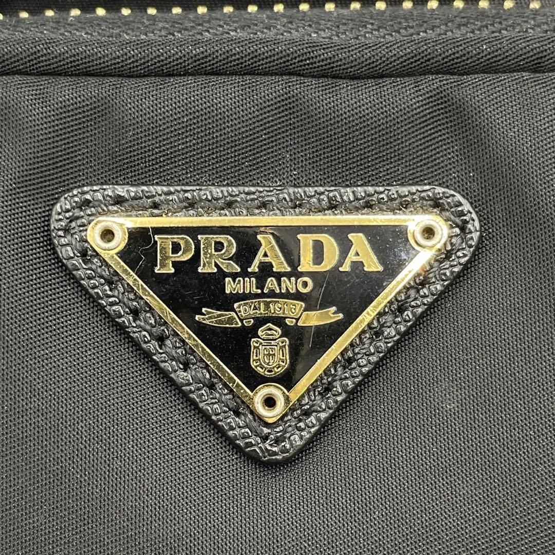 美品 PRADA プラダ デュエット バケット 1BH038 ショルダーバッグ