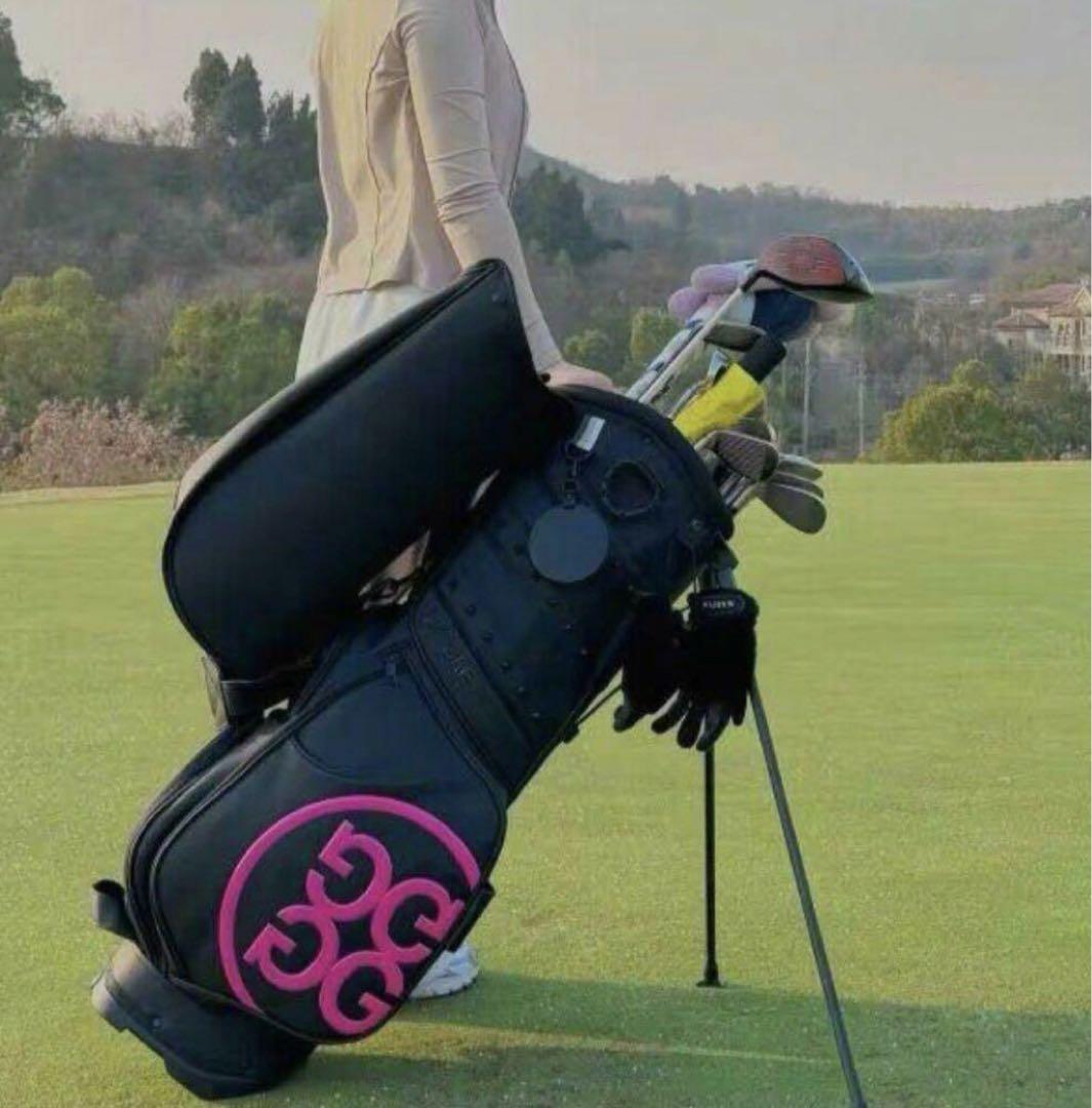 G/FORE ジーフォア キャディバッグ 男女兼用 ブラック 新品ジーフォア G/FORE キャディバッグ 男女兼用 ブラック