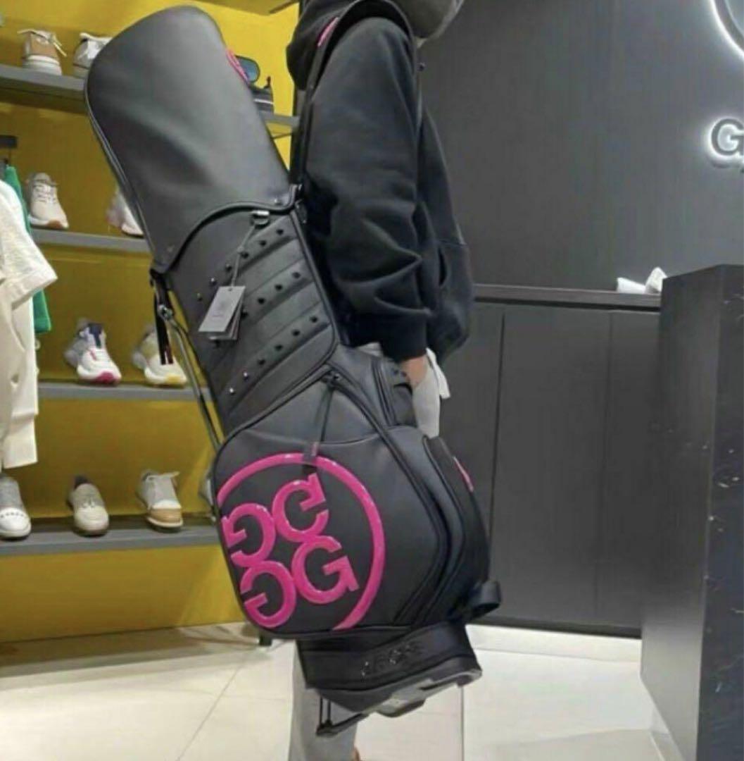 G/FORE ジーフォア キャディバッグ 男女兼用 ブラック 即発送 G/FORE ジーフォア スタンド型 キャディバッグ 男女兼用