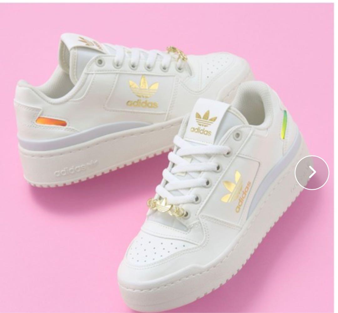adidas FORUM BOLD J 24.5cm ホワイト