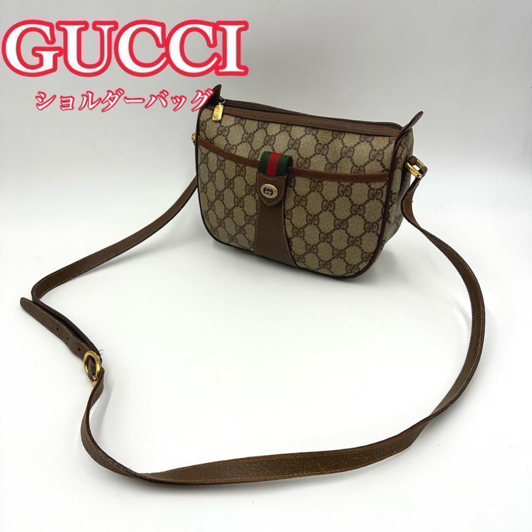 GUCCI グッチ　GG柄　シェリーライン　ショルダーバッグ　0727
