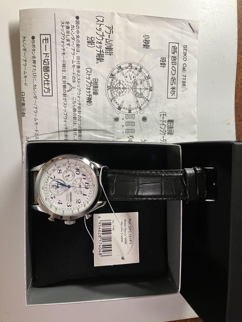 中古SEIKO クロノグラフ SPC131P1