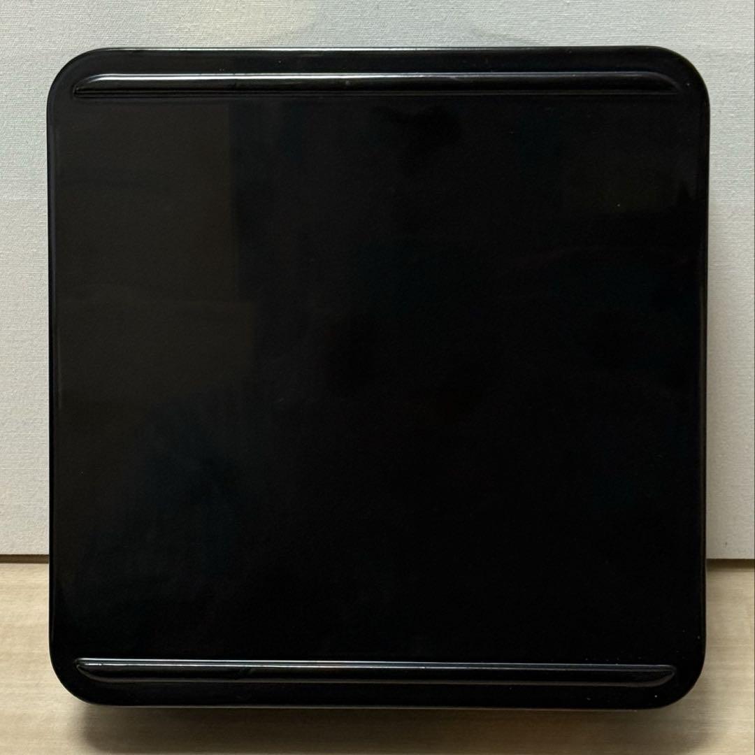 輪島塗 黒塗内朱 金銀沈金 羊歯紋様 二段重 重箱 20×20×13.5cm