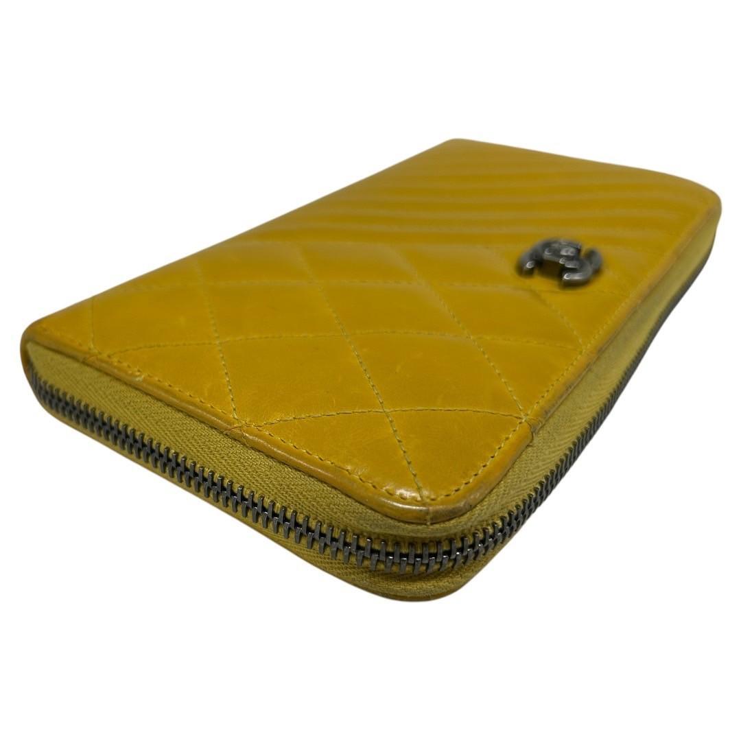 CHANEL　長財布　ボーイシャネル　ラウンドファスナー　ギャランティーカード CHANEL 長財布 ボーイシャネル ラウンドファスナー ギャラン