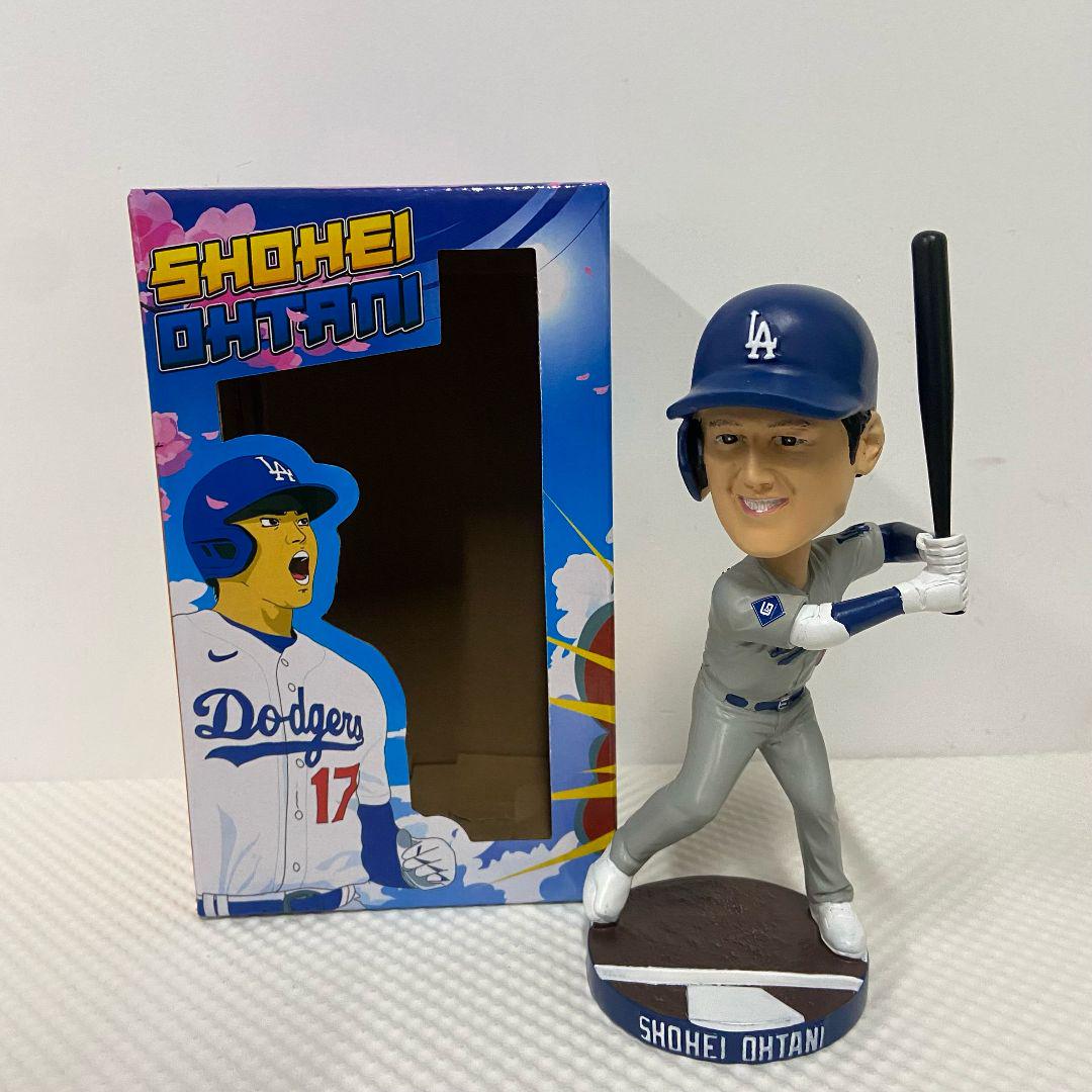 大谷翔平　ボブルヘッド　グレー　ビジターユニフォーム　5/16配布1700個限定