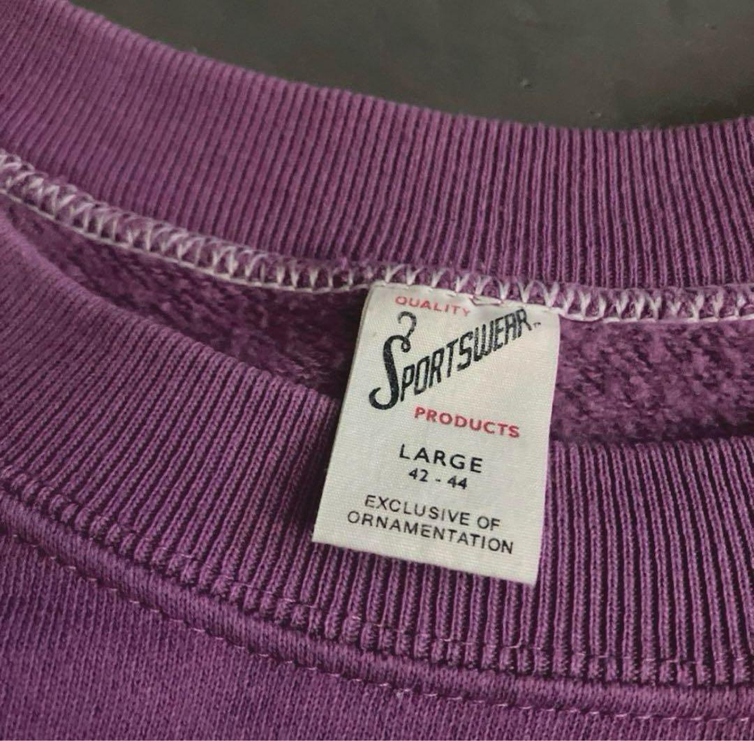 PEANUTS SPORTSWEAR ラグランスウェット