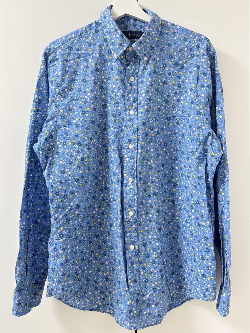 ラルフローレン 90s 花柄 ボタンダウンシャツ ヴィンテージ 5,796円