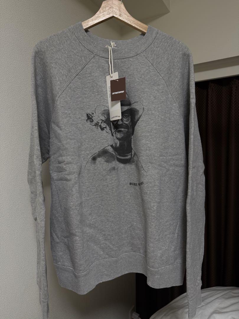 【名入れ無料】 25SS MAATEE&SONS PRINT SWEAT 杢GRAY 2 トップス