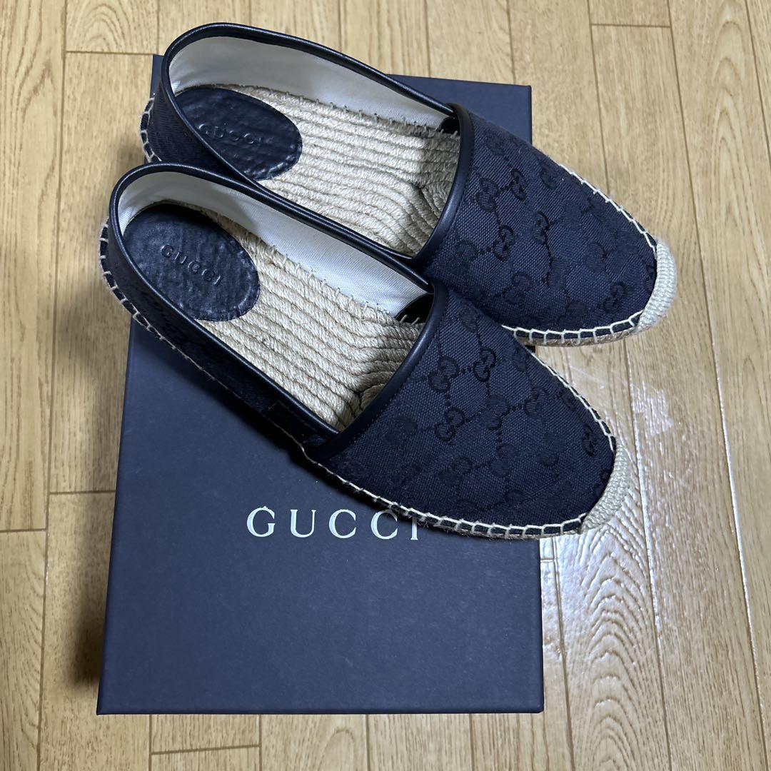 GUCCI エスパドリーユ 25センチ - メルカリ