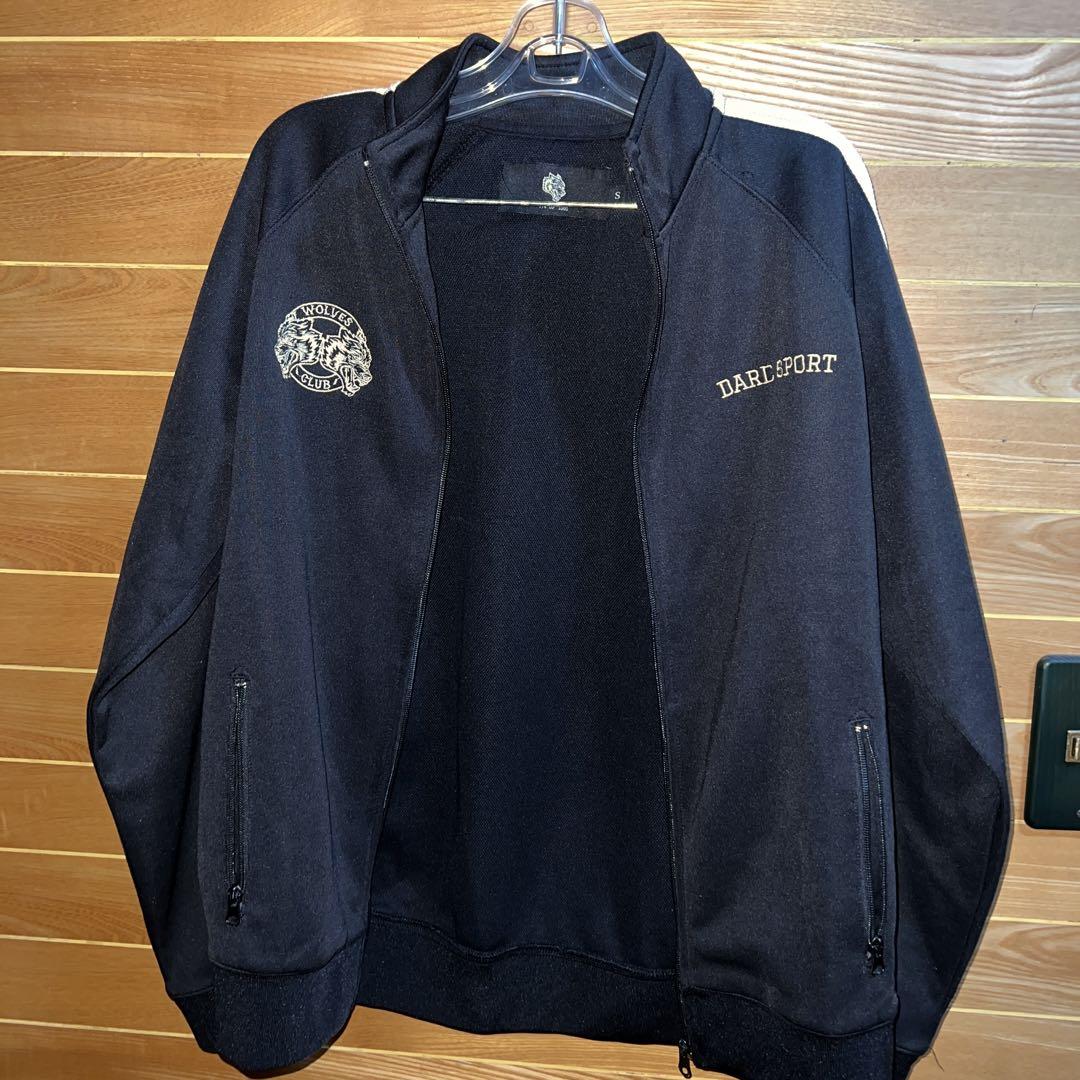 ダルクスポーツ DARC SPORTS ジャージ ジャケット ブラック 黒 S