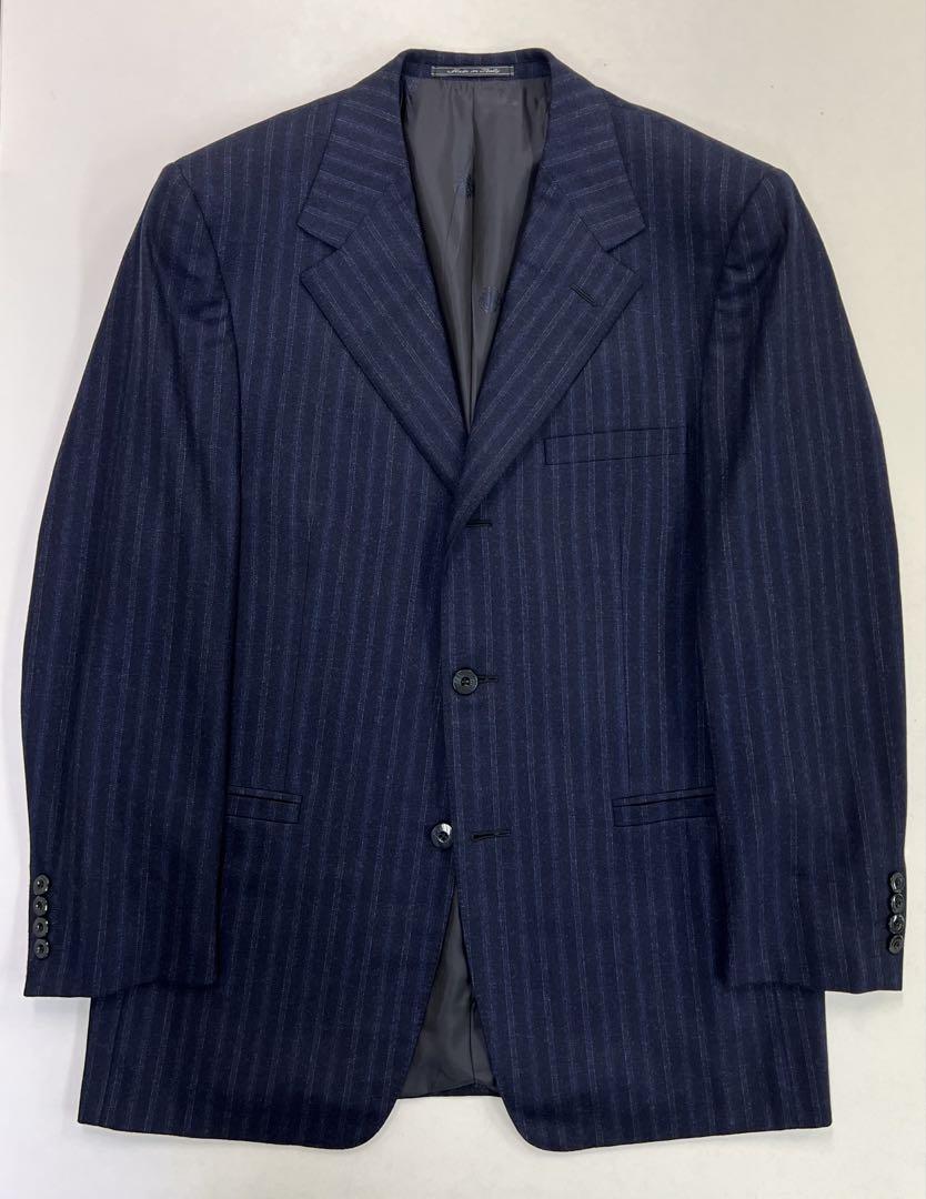 定価35万超 GIANNI VERSACE チョイ悪 最上級フランネル スーツ