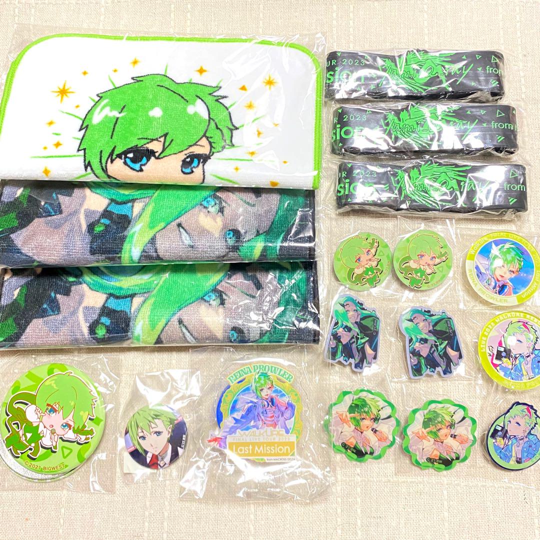 マクロス　缶バッジ　まとめ マクロスΔ ワルキューレ レイナ ライブ ガチャ まとめ売り 缶