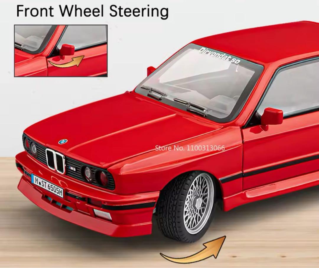 BMW M3 E30 1/24 レッド - メルカリ