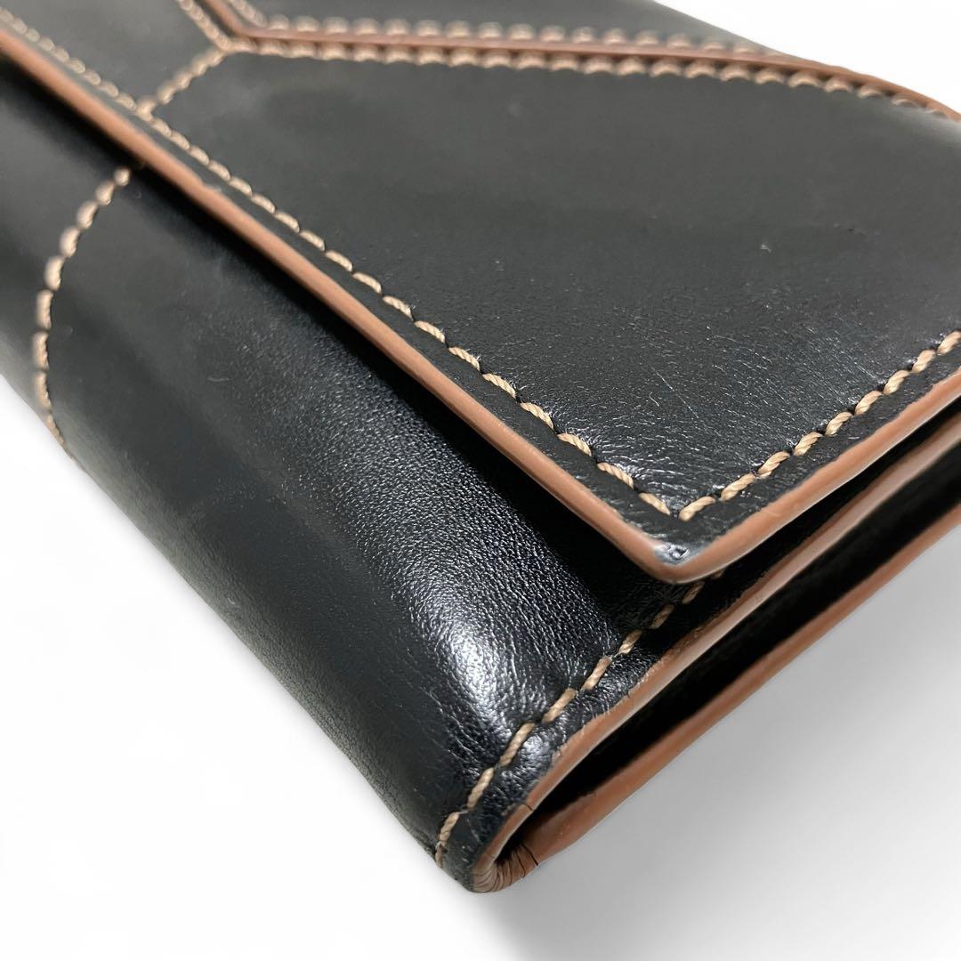 美品‼️￼LOEWE ロエベ 三つ折り財布 パズル バーティカルウォレット
