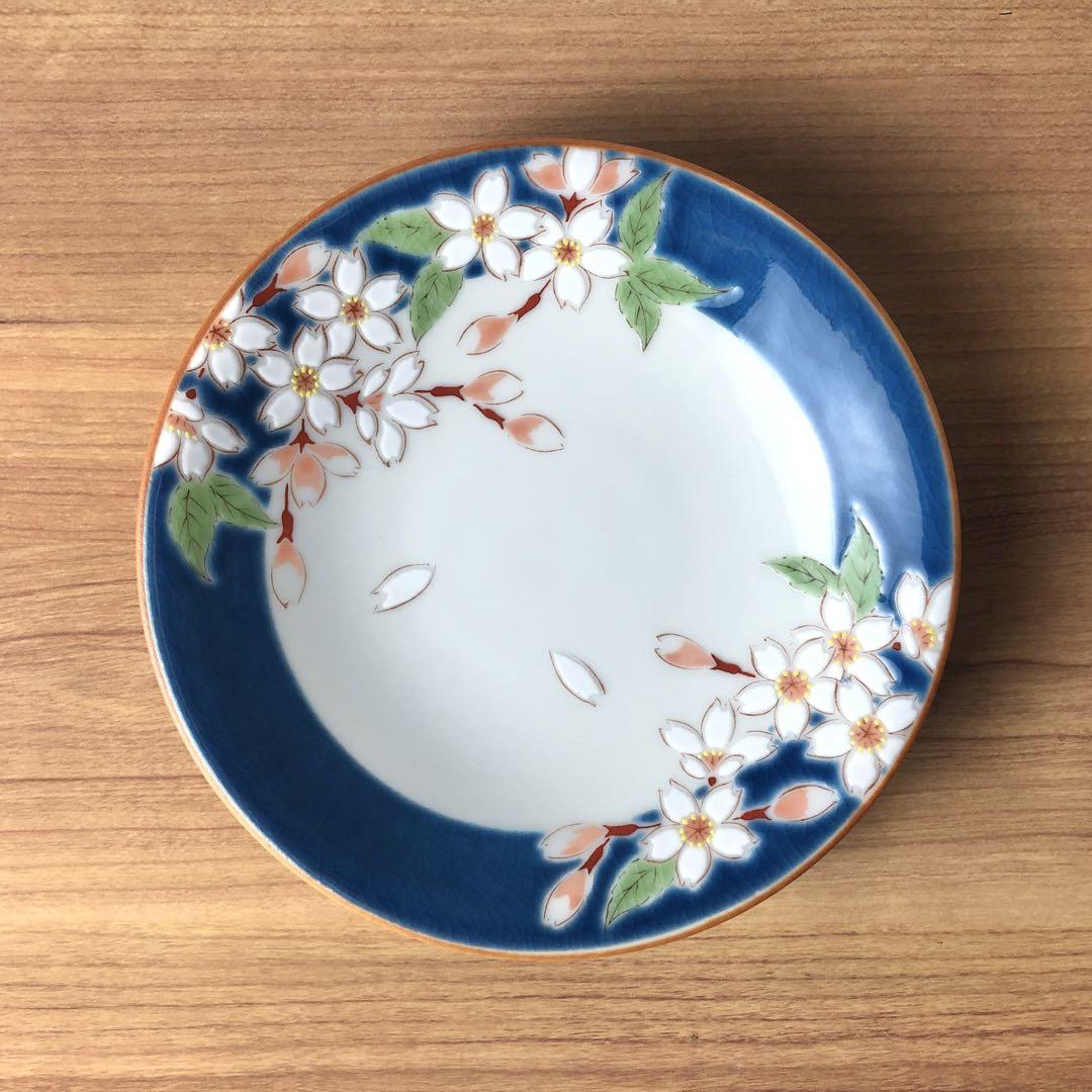 九谷焼　新品　4.6号皿　四季の花　小皿　5枚 お 得 な 通販 サイトキッチン・日用品・その他 - 九谷焼 新品