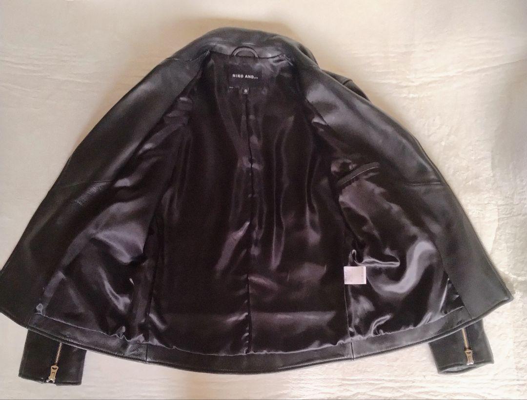 ☆極美品■NIKO AND.../ニコアンド■レザージャケット■ライダーズ■L☆ ☆極美品□NIKO AND/ニコアンド□レザージャケット