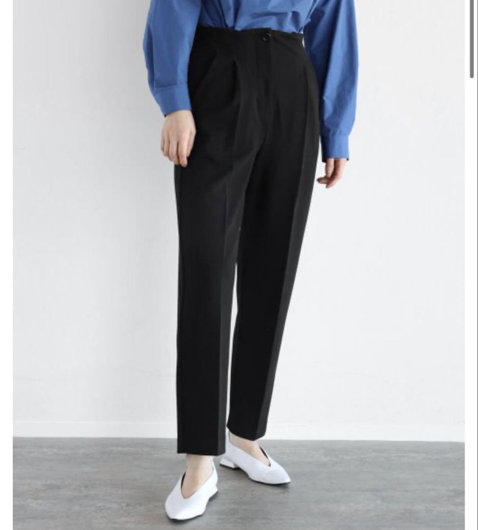 定価1.4万 Aga テーパードパンツ　ブラック