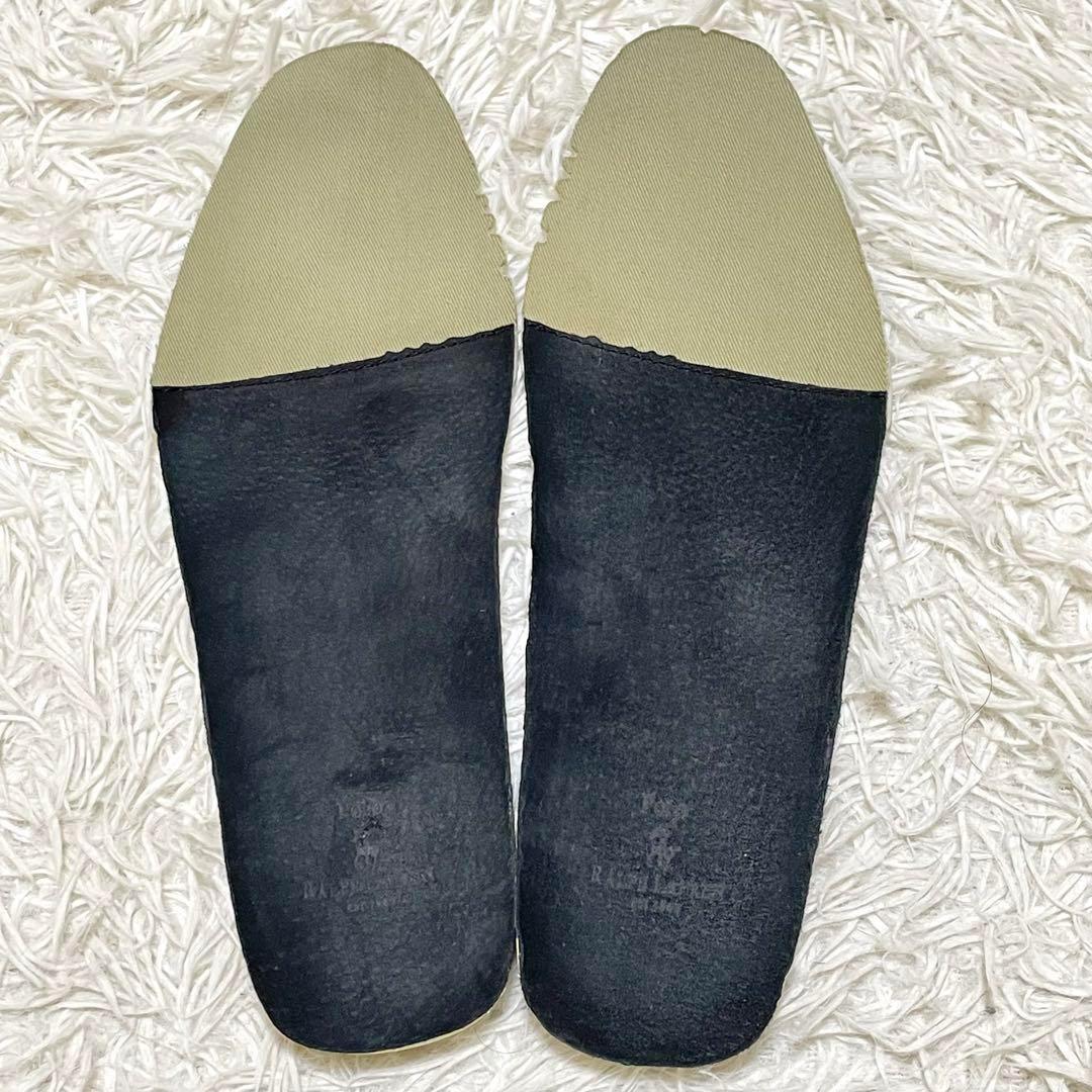 美品】POLO RALPH LAUREN ドライビングレザーシューズ シボ加工