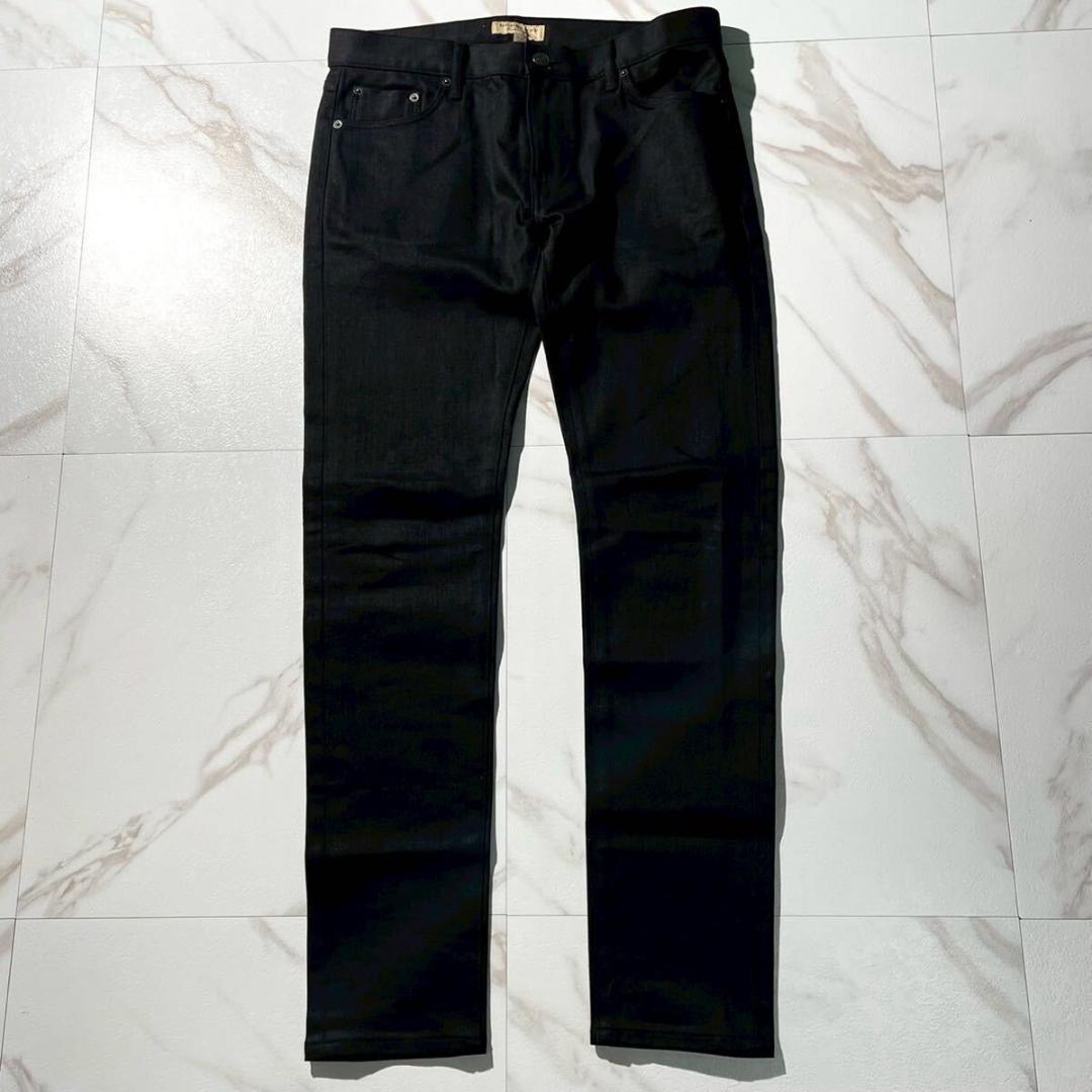 極美品 現行 バーバリー BURBERRY デニムパンツ 黒 XLサイズ 極美品 現行 バーバリー BURBERRY デニムパンツ 黒 XLサイズ