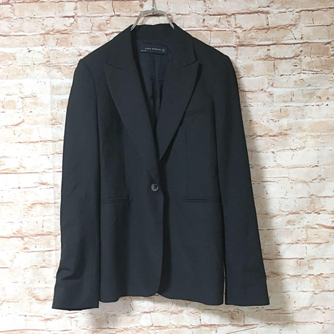 594円 【待望★】 ザラウォーマン ZARA WOMAN テーラードジャケット スーツ アウター S