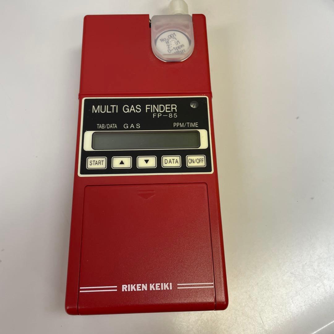 中古 理研計器 ホルムアルデヒド検知器 ケース付 FP-85レッド 中古 理研計器 ホルムアルデヒド検知器 ケース付 FP-85レッド