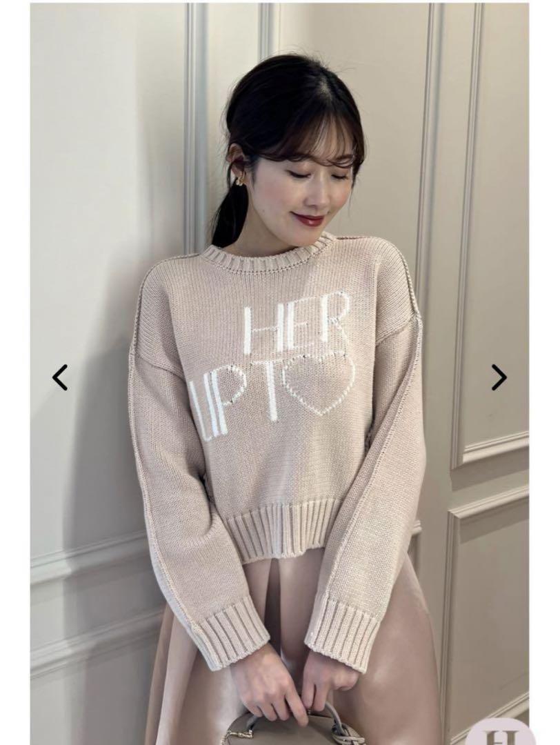 Herlipto Share the love knit top ♡ トップス