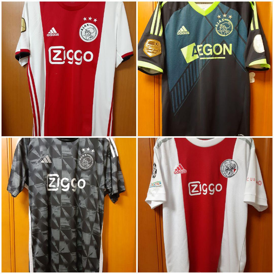 Ajax サイン入りジャージ 17番 6番 8番 21番