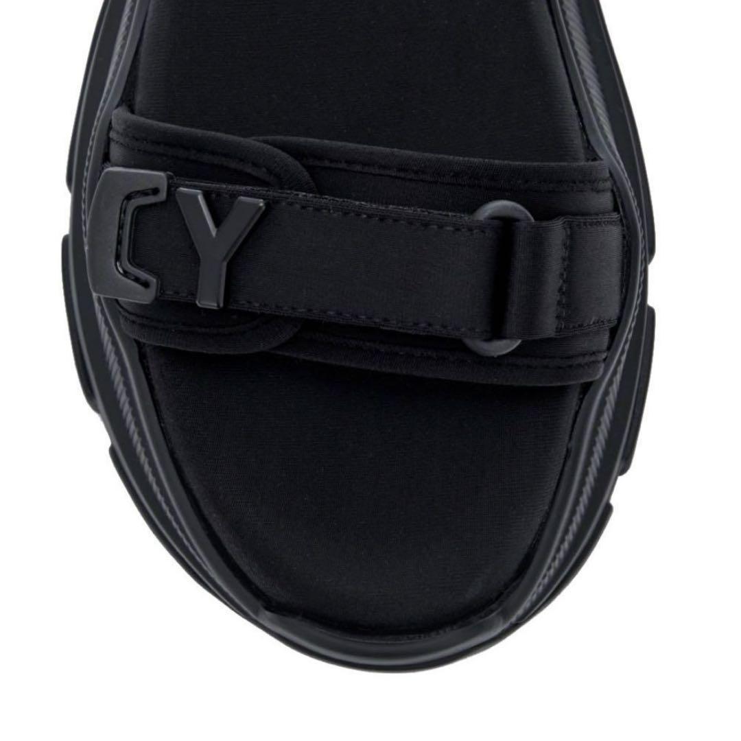 YELLO TOKYO BLACK DOUBLE SNEAKER SANDALS