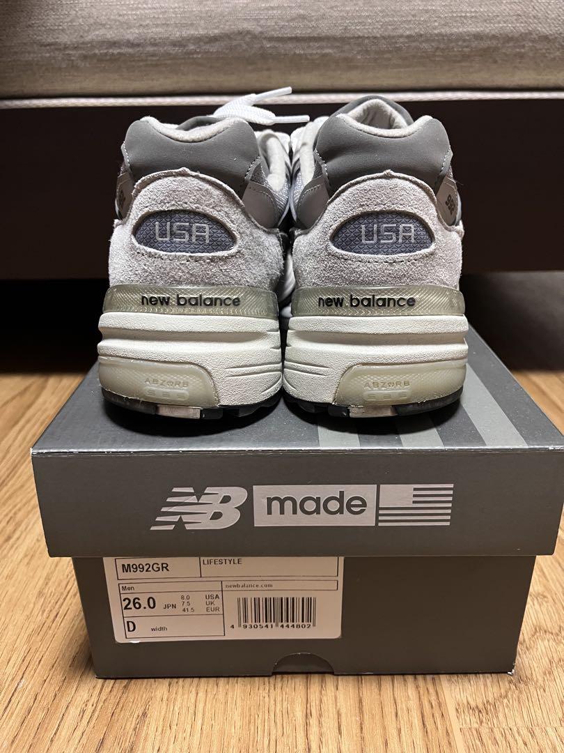 New Balance M992GR グレー