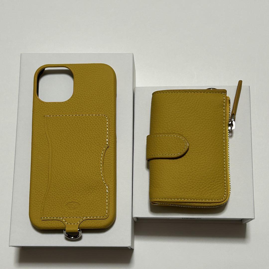 【新品未使用】デミュウDEMIU スマホケース サフラン iPhoneSE 新品】デミュウDEMIU スマホケース サフラン iPhone14/16e