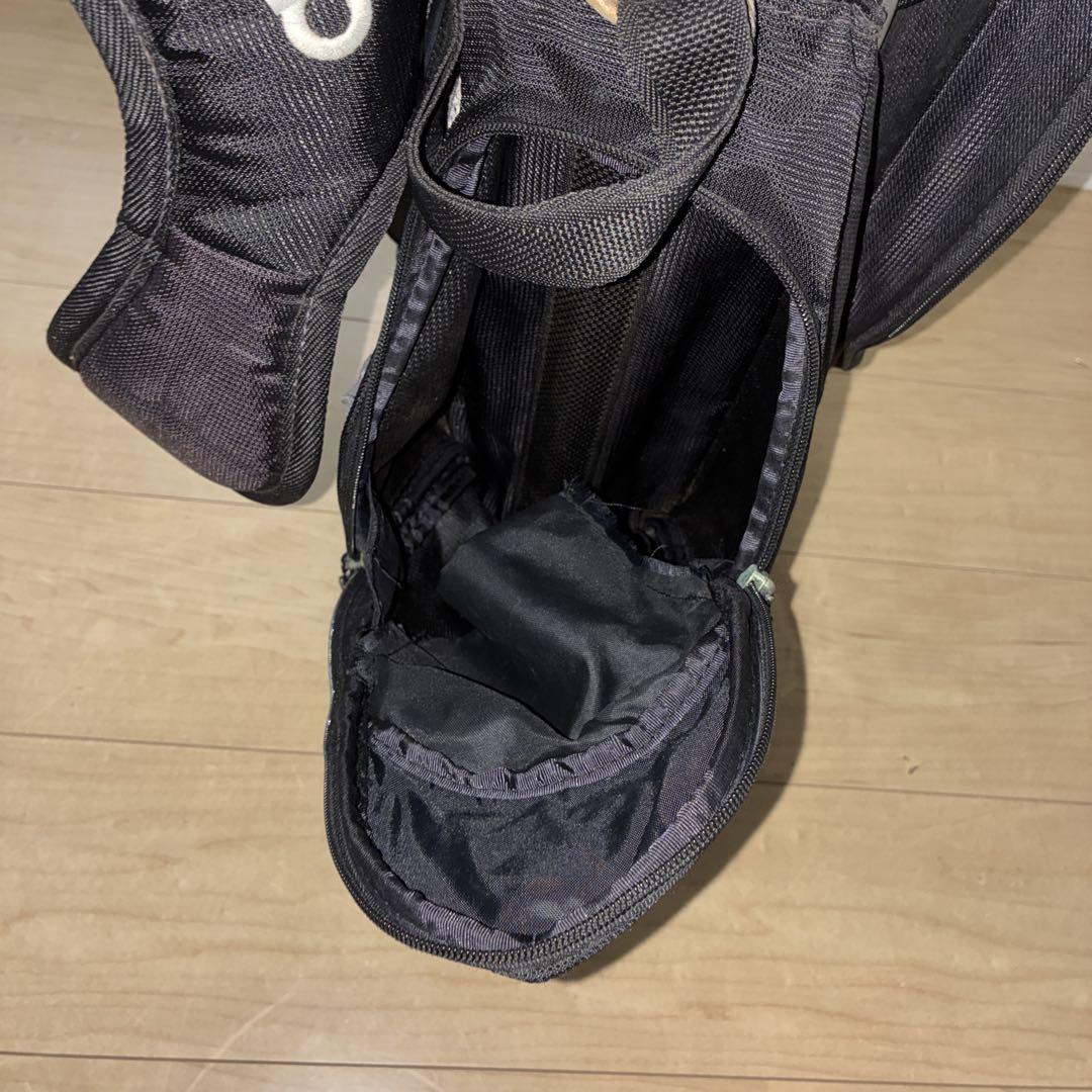 adidas キャディバッグ スタンド付き ブラック