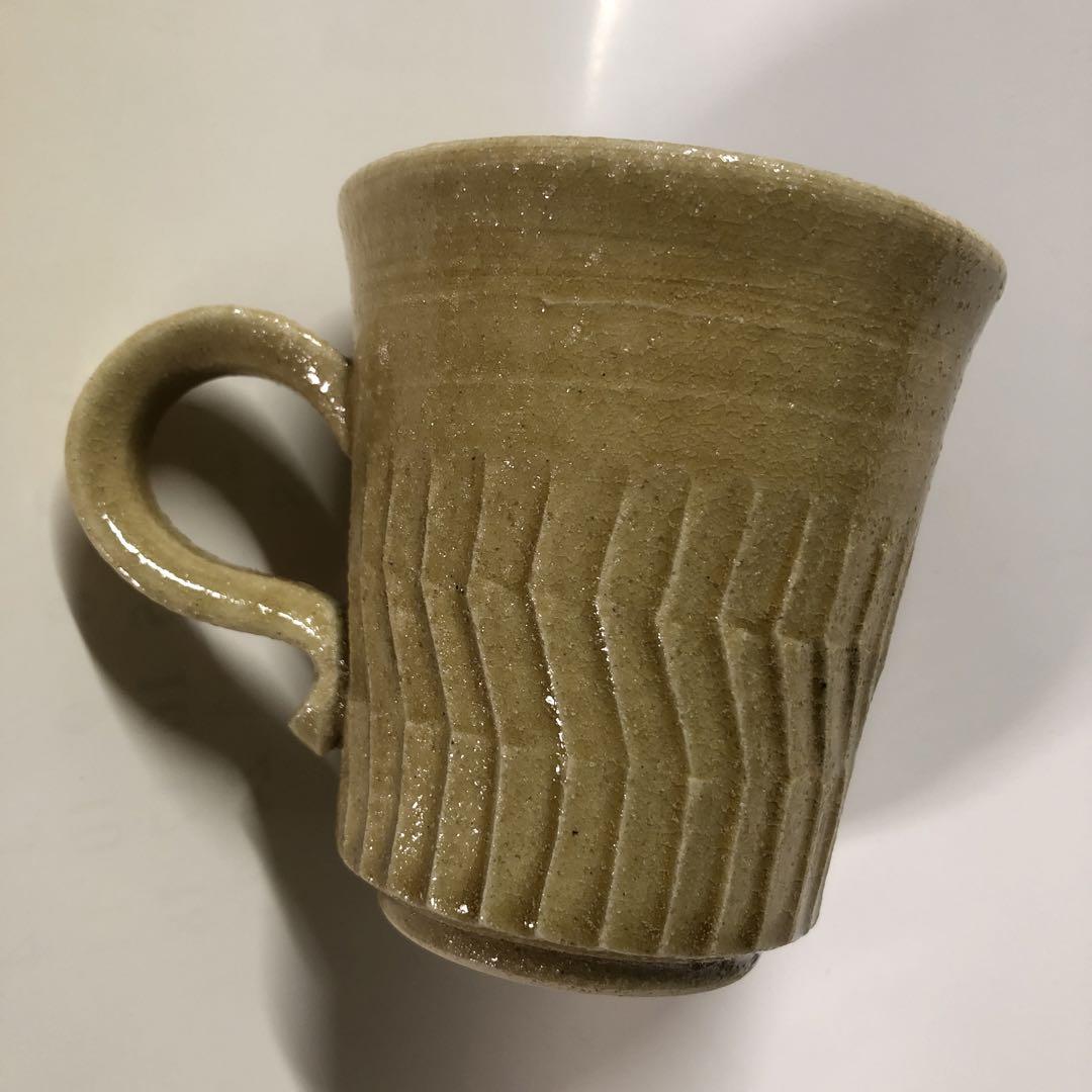 美濃焼黄瀬戸幸兵衛窯マグカップ
