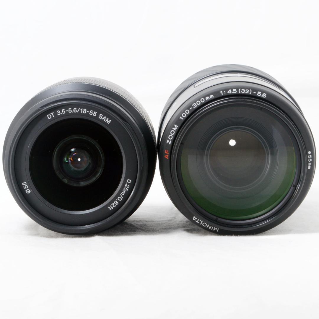 ☆良品☆SONY ソニー α330 300mmダブルズーム☆ショット数5548