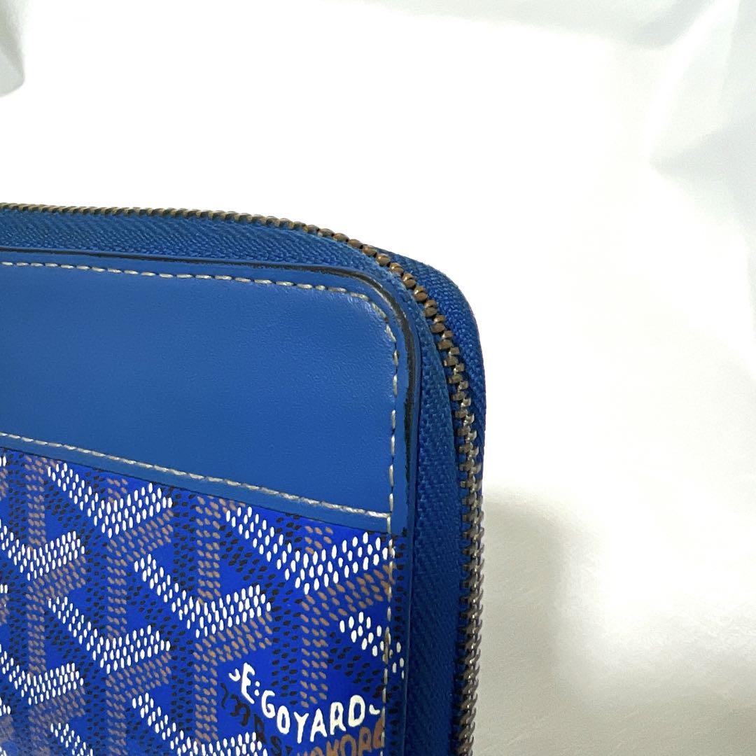 ゴヤール GOYARD 長財布 マティニョンGM ウォレット　スカイブルー