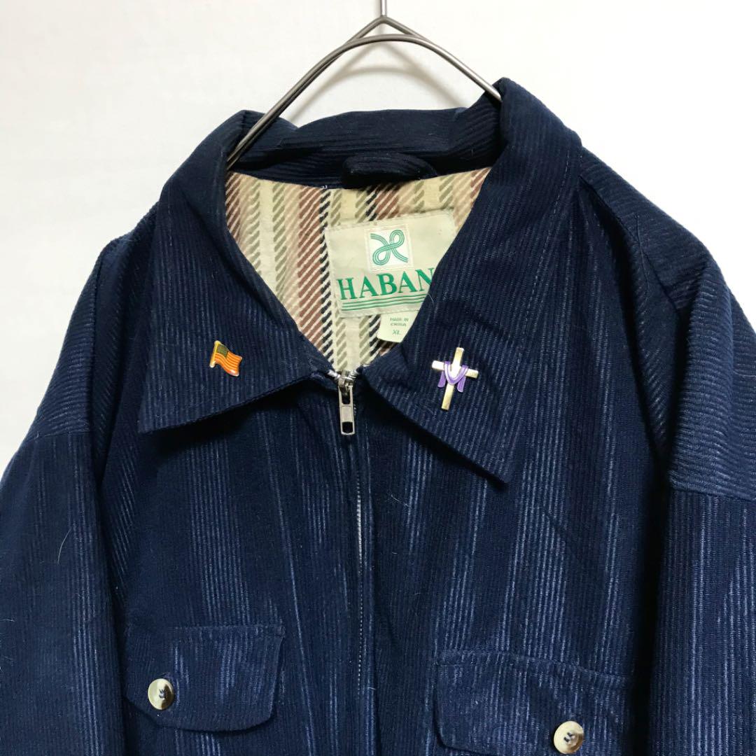 お得大得価 90's コーデュロイジャケット 中綿入り 4oEkd-m26154244330 HABAND 人気定番安い