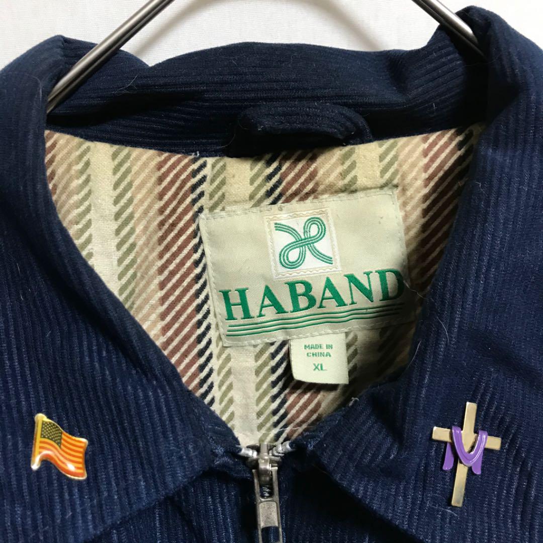 お得大得価 90's コーデュロイジャケット 中綿入り 4oEkd-m26154244330 HABAND 人気定番安い