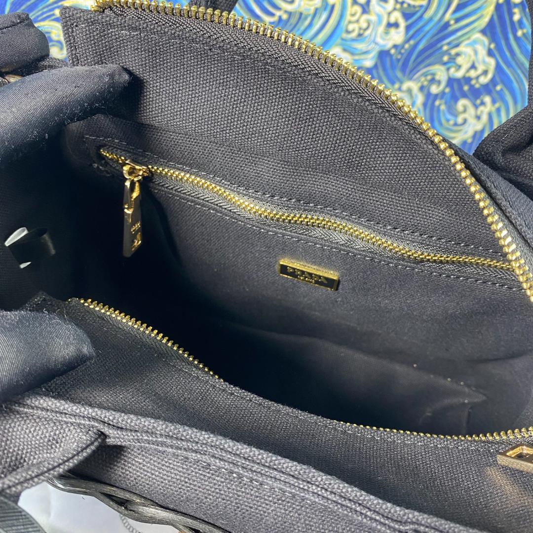 断捨離☆ PRADA プラダ バスケット カゴバッグ ハンドバッグ